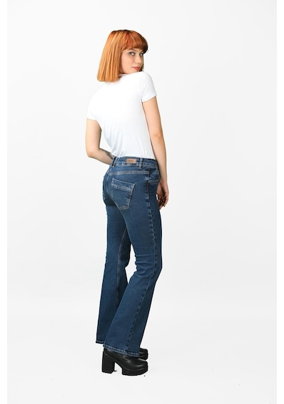 Kadın Çan Paça Kot Pantolon 001