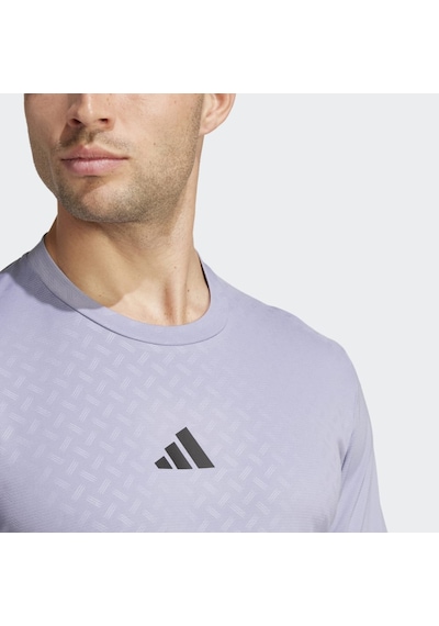 Adidas Jı8216 Power 3s Tee Erkek T-shirt Mor