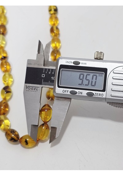 Doğal Kaya Damla Kehribar Tesbih 33lük 26,10 Gram K005