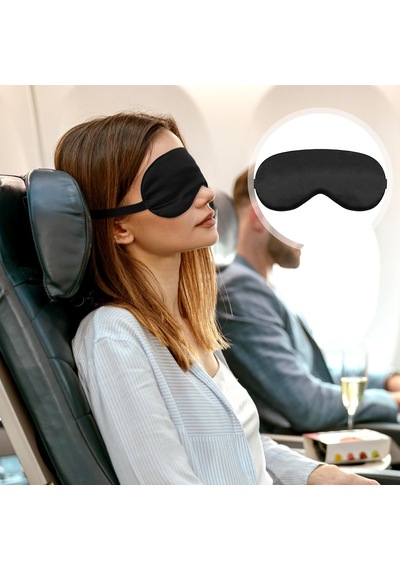 Markaflex 2 Adet Yoga Göz Bandı Siyah Meditasyon Ve Uyku İçin Işık Geçirm Diğer
