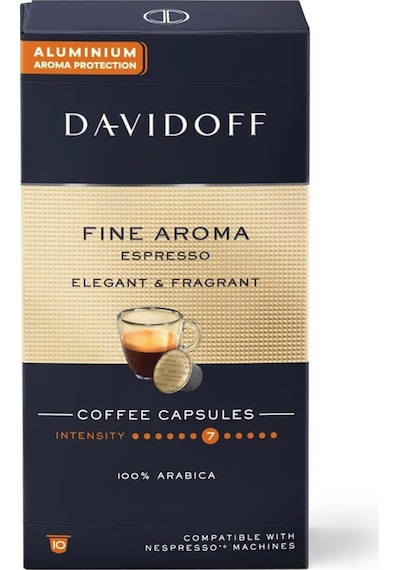 Davidoff Fine Aroma Espresso Elegant & Fragrant Kapsül Kahve 2 x 10'lu