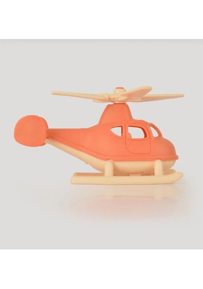 TıfılToys İlk Helikopterim Turuncu Güvenli Eğitici Turuncu 15 Cm Oyuncak Helikopter