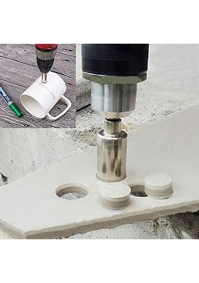 Tr 32 Mm Mermer Granit Fayans Cam Yuvarlak Delme Panç Elmas Uç Yuvarlak Açma Matkap İçin Karot Ucu