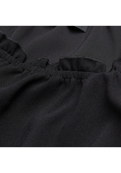 The Kooples Kadın Balon Kollu Siyah T-shırt