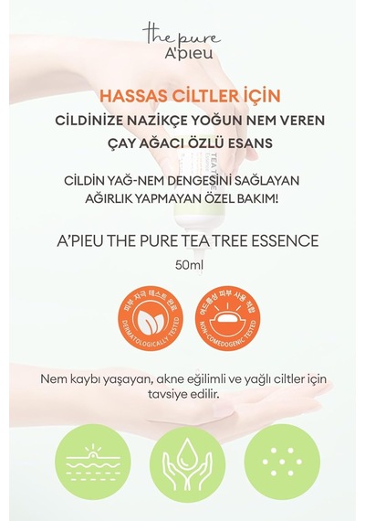Yağlanma Ve Sivilcelenme Eğilimli Ciltler İçin Nemlendirici Esans A'pıeu The Pure Sku: Smg8690010481801