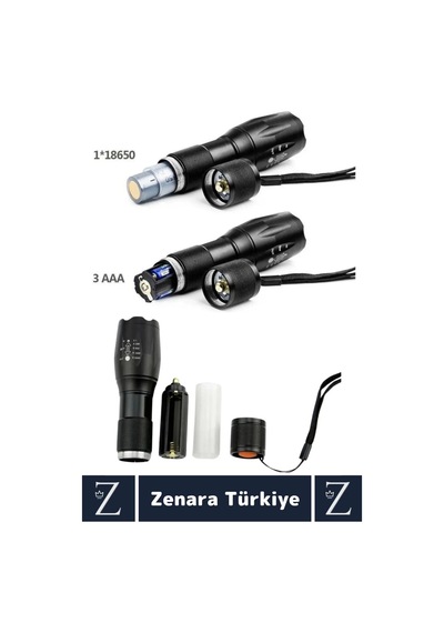 Profesyonel Kamp Avcı Güvenlik Okul Deprem Balıkçı Güçlü Işık 3 Mod Aydınlatma Şarjlı Mini El Feneri Çok Renkli