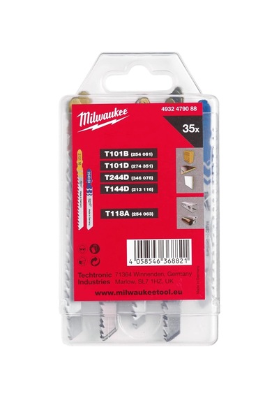 Milwaukee Dekupaj Bıçak Seti 35 Parça 4932479088