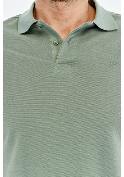 Süvari Slim Yeşil Erkek Polo Yaka T-shirt Ts1014000474