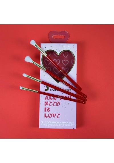 Lexroo Love 4lü Göz Makyajı Fırça Seti