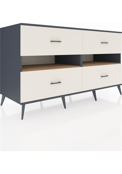 Kronos Konsol 2 Raflı 4 Çekmeceli 176x59x99 Antrasit-çam/aytaşı Atlas Çam/aytası - Antrasıt Kronos Konsol 2 Raflı 4 Çekmeceli 176x59x99 Antrasit-çam/aytaşı Atlas Çam/aytası - Antrasıt