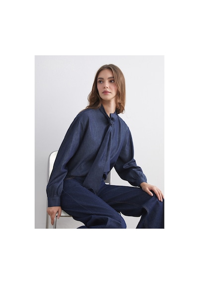 LC Waikiki Alıta Cıty Farkıyla Lcw Modest İndigo Denim Düz Loose & Bol Kadın Jean Gömlek İndigo - 925400134 İndigo LC Waikiki Alıta Cıty Farkıyla Lcw Modest İndigo Denim Düz Loose & Bol Kadın Jean Gömlek İndigo - 925400134 İndigo