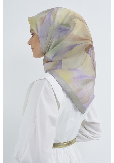 Armine Saf İpek Sura Eşarp-2026 İlkbahar-yaz- 951900d Lila
