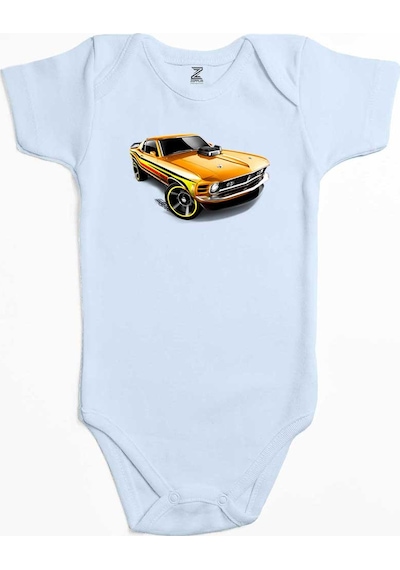 Zepplin Giyim Ford Mustang Mach 1 Ekru Bebek Body Zıbın