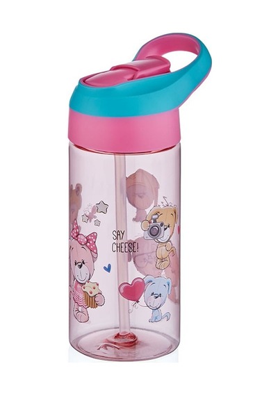 TRİTAN 500 ML PİPETLİ MATARA PEMBE VGN0301