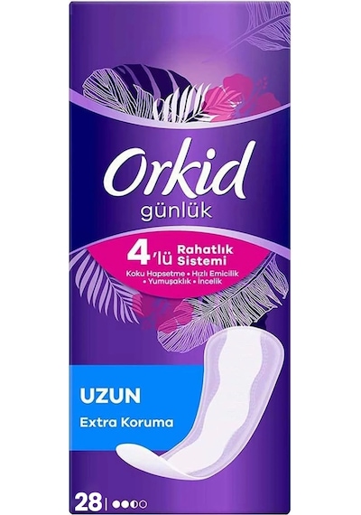 Orkid Günlük Uzun Extra Koruma 28'li 5 Paket