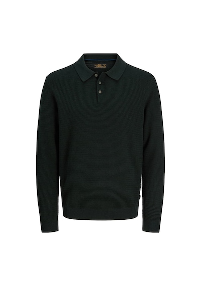 Jack & Jones Pamuklu Regular Fit Düğmeli Polo Yaka Kazak Erkek Polo Yaka Kazak 12299904 Koyu Yeşil Jack & Jones Pamuklu Regular Fit Düğmeli Polo Yaka Kazak Erkek Polo Yaka Kazak 12299904 Koyu Yeşil