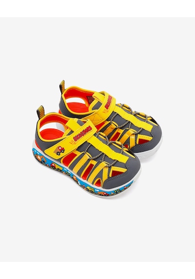 Skechers Play Scene Splash Küçük Erkek Çocuk Gri Sandalet 407041n Ccyl Gri