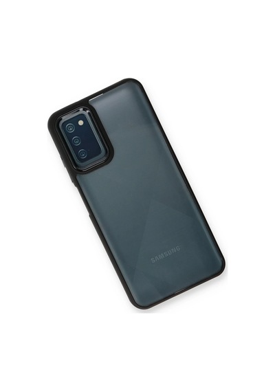Cosmotex Newface Samsung Galaxy Uyumlu  A03s Kılıf Dora Kapak - Siyah Sıyah