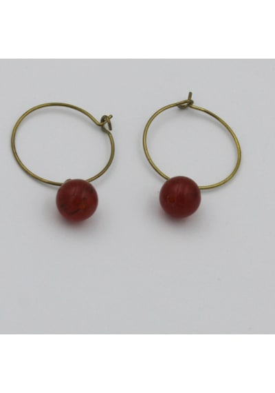 Şapkadan Gold Vip Vintage Tasarım Küpe N11.29793 Çok Renkli