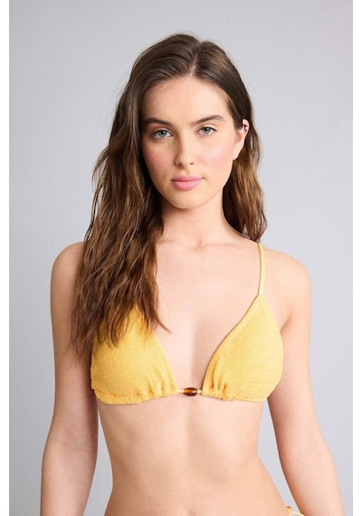 Defacto Regular Fit Bürümcük Bikini Üstü-fall İn Love E0205ax25smyl106 Sarı