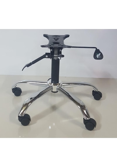 Kamusalmarket Krom Yıldız Ayak+Teker+100 Lük Piston+Çift Kollu Mekanizma