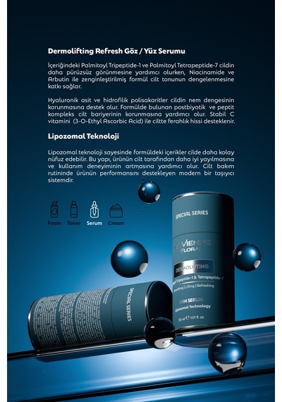 Pürüzsüzleştirici Ve Sıkılaştırıcı, Peptid Kompleks Lipozomal Cilt Bakım Serumu, 30 Ml - 796944024
