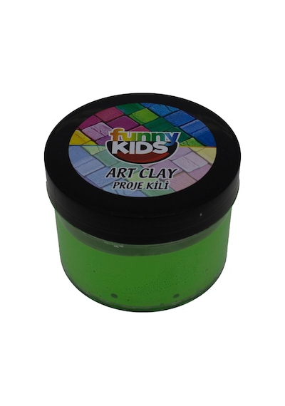 Funny Kids Art Clay Proje Kili 40cc - 562 Yeşil Diğer