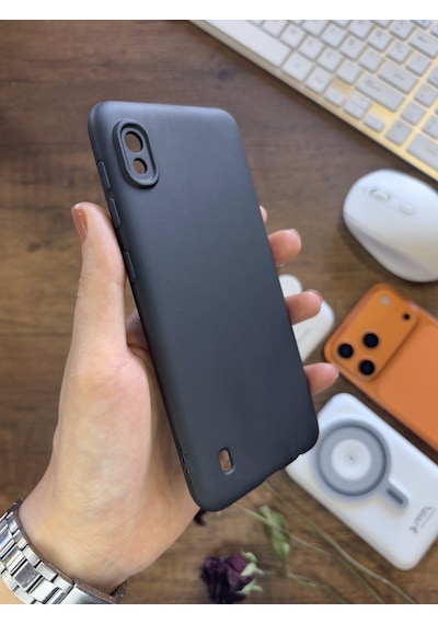 Samsung Galaxy A10 Uyumlu Kamera Korumalı Darbeye Dayanıklı Renk Atmayan Fab Silikon Kılıf Siyah
