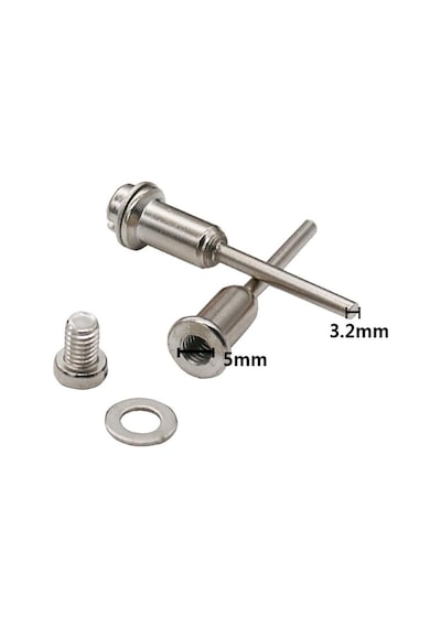 Daire Testere Bıçağı Seti, 6 Adet Döner Alet El Daire Testeresi, 3,2 Mm Çubuklu, Mini Delikli K