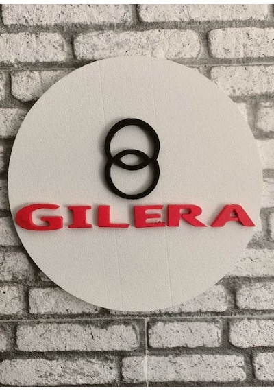 Gılera Logo 50x50 Gılera Logosu Gılera Marka Logosu 3d Gılera Logo Strafor Logo