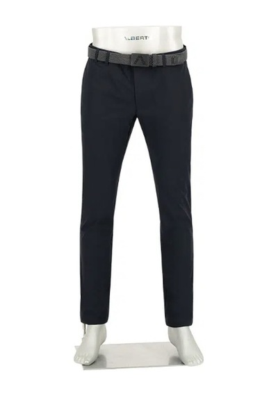 Alberto Mens Ian Tech Print Slim Fit Erkek Pantolon Black-999