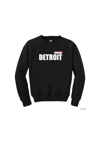 Eminem Detroit Siyah Sweatshirt