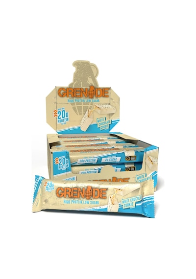 Grenade Protein Bar 12 60 Gr - White Chocolate Cookie