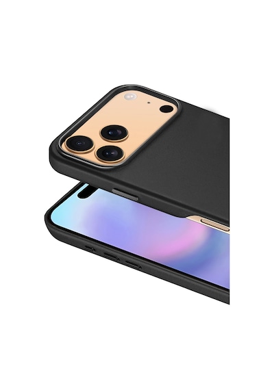 Apple Uyumlu iPhone 17 Pro Max Hbc-242 Dividing Magsafe Kapak - Siyah