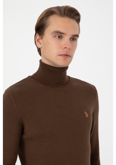 U.s. Polo Assn. Erkek Kahverengi Kazak /triko 50313640-vr029 Kahverengı
