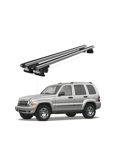 Venüs Jeep Cherokee Renagede 2005-2013 Uyumlu Gri Ara Atkı Port Bagaj Tavan Barı