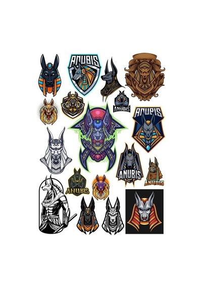 Anubis Sticker Set-4 13 Parça Telefon, Tablet, Defter, Laptop Sticker
