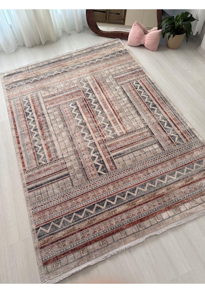 Andromeda Halı Valencia Serisi N0286a Salon Oturma Yatak Odası Halısı Çok Renkli