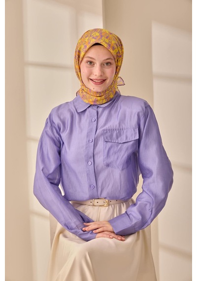 Silk Home Soft Eşarp 73091-38 Vizon, Turuncu, Mor, Sarı