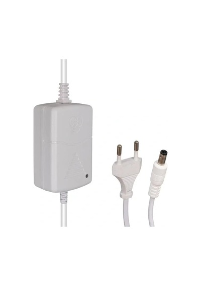 Weko Tottolet 1200 12 Volt - 3.2 Amper 5.5 2.5 Uçlu Yerli Üretim Plastik Kasa Beyaz Masaüstü Adaptör