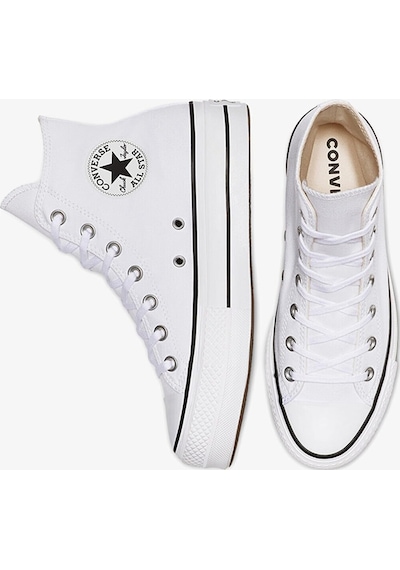 Converse Convers CHUCK TAYLOR ALL STAR PLATFORM CANVAS Kadın Günlük Spor A Beyaz Converse Convers CHUCK TAYLOR ALL STAR PLATFORM CANVAS Kadın Günlük Spor A Beyaz