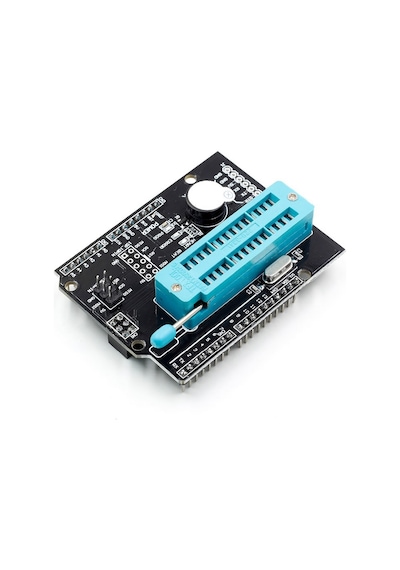 Alkatronik-Arduino Avr Isp Programlama Shield Genişleme Kartı Zif Soket