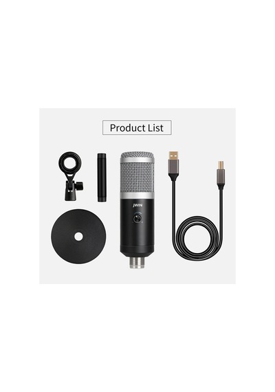 Jwin Rm-21 Profesyonel Masa Üstü Usb Girişli Mikrofon