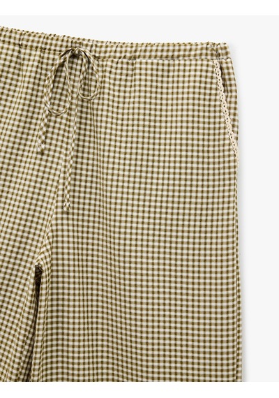 Koton Rahat Kalıp Cepli Beli Bağlamalı Poplin Kareli Pijama Altı Yeşil Ekose 6wlk50046mw Yeşil Ekoseli Koton Rahat Kalıp Cepli Beli Bağlamalı Poplin Kareli Pijama Altı Yeşil Ekose 6wlk50046mw Yeşil Ekoseli
