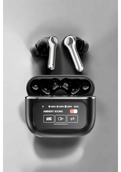 Yeni - 368 - Nesil Bluetooth Kulaklık Ekranlı Yüksek Ses Kaliteli Uzun - Csmo-tex - Şarj Süreli