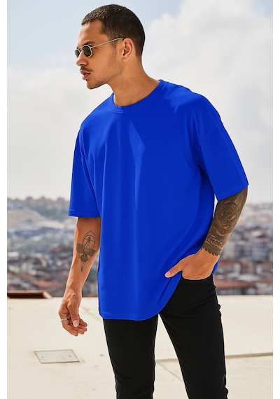 Oversize T-shirt Saks Mavisi