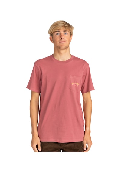 Billabong Stacked Arch Pk Tees Pembe Pembe
