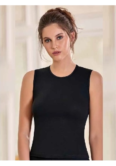 Berrak 2131 Bayan Elastan Kolsuz Body 3' Lü