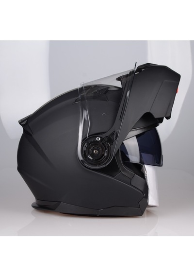 Lazer Golden Çene Açılır Kask Mat Gri Mat Siyah