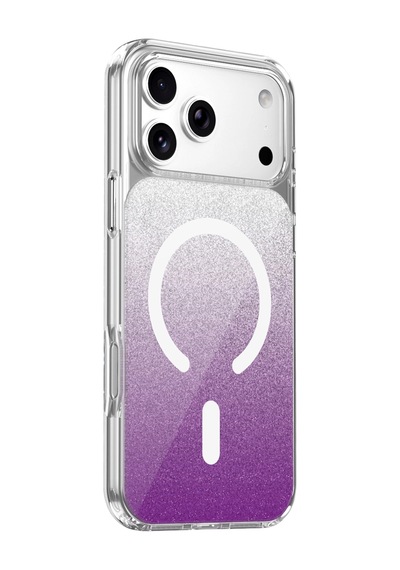 Onegif Apple iPhone Uyumlu 17 Pro Sora Simli Magsafe Kapak - Mor Çr